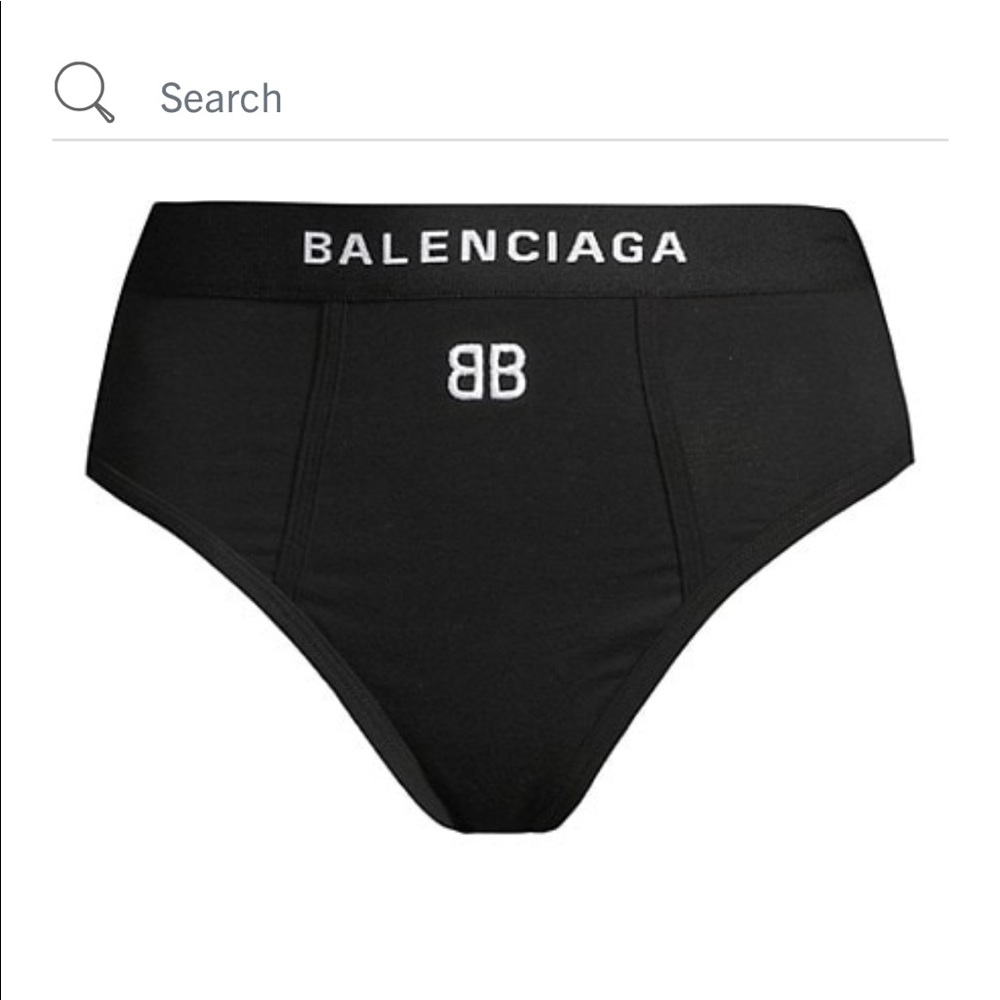 Brand New With Tags and receipt balenciaga high waisted womens brief.
